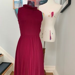 New Asos Magenta Chiffon Dress